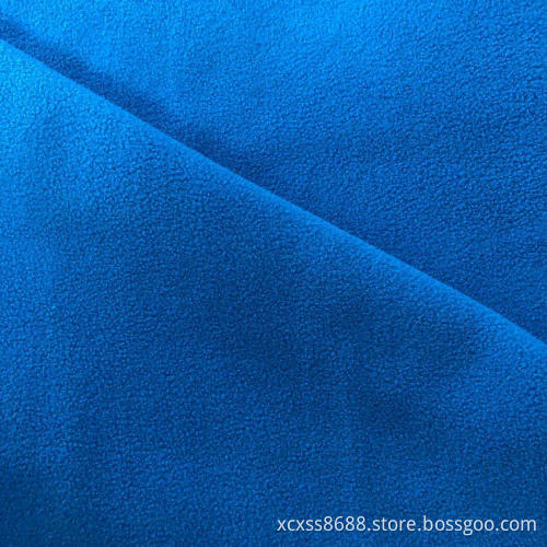 100% polyester dyed micro bonded polar fleece fabric